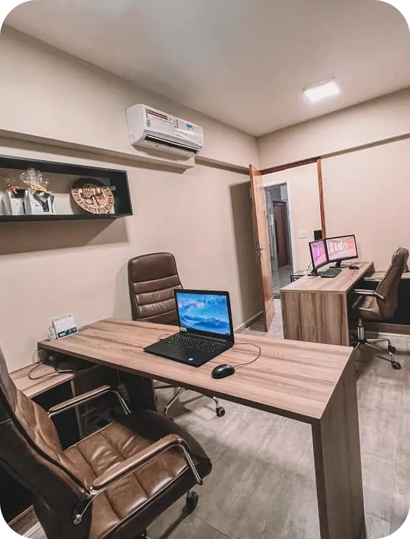 Sala de atendimento da FR Prime em Volta Redonda